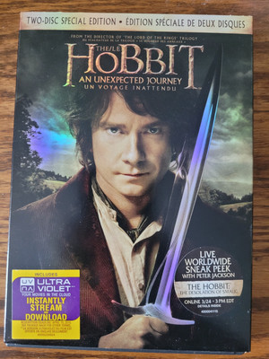 The Hobbit An Unexpected Journey DVD w/ slip cover