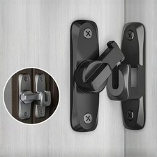 Pestillo de cerradura de puerta abatible 90/180 grados aleación de zinc perno de seguridad para puerta de granero corredera