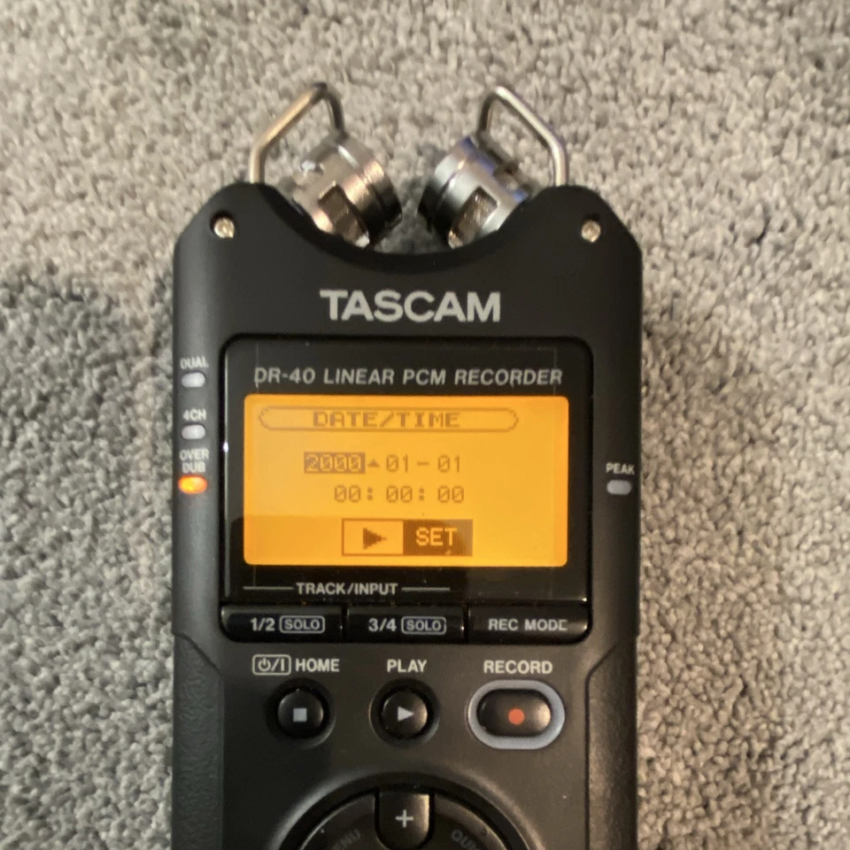 TASCAM DR-40 Handheld Digital Recorder Linear PCM Phantom Power USB 3.5mm - Image 2 of 4
