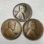 #4C: (-$ Drop) Set of 3 Beautiful 1927D Lincoln Wheat Penny Cent~ Bid Now