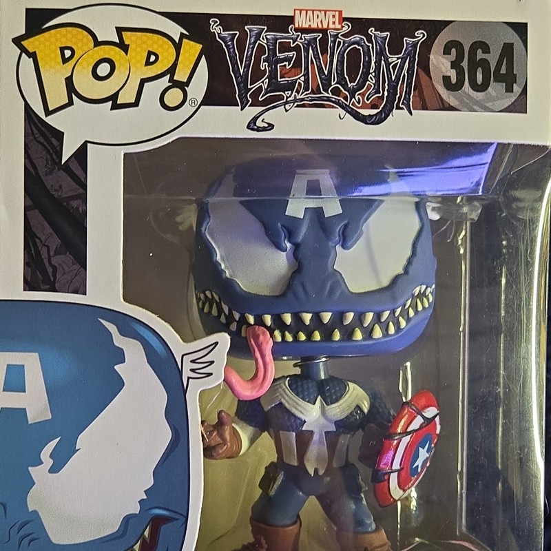 Funko Pop! Marvel Venomized Captain America #364 Vinyl Figure 2018
