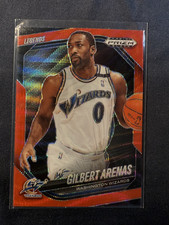 2024-25 Panini Prizm Black - Legends Gilbert Arenas #266 Ruby Wave Prizm