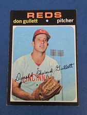1971 Topps Rookie #124 Don Gullett Cincinnati Reds BASEBALL Card 1O. rookie card picture