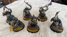 6 Felwater Troggoths painted grey blue, Warhammer, Age of Sigmar
