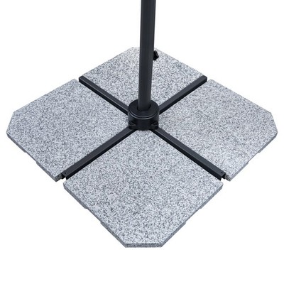 Doppler Granitplatte light für Sonnenschirm 25 kg, ca. 50x50x4 cm