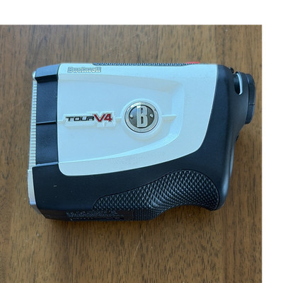 Bushnell Tour V4 Golf-Entfernungsmesser Rangefinder Weiß/Schwarz mit Hülle