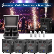700W Cold Spark Machine DMX Firework Machine Stage Effect Wedding Party Remote