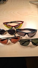 Lot of 5 Men's Sunglasses Mix - No Fear, iDrive, Sport Wrap Aviator Styles