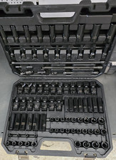 Kraft Steckschlüssel Satz 90 teilig in Metrisch uns Zoll Größen