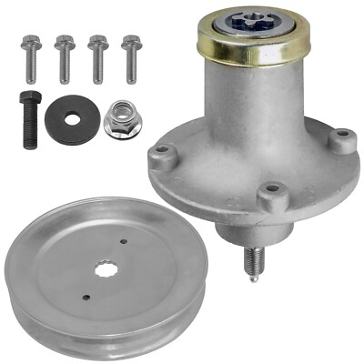 Spindle Assembly with Pulley For Husqvarna EZ 4822 Zero-Turn Mower