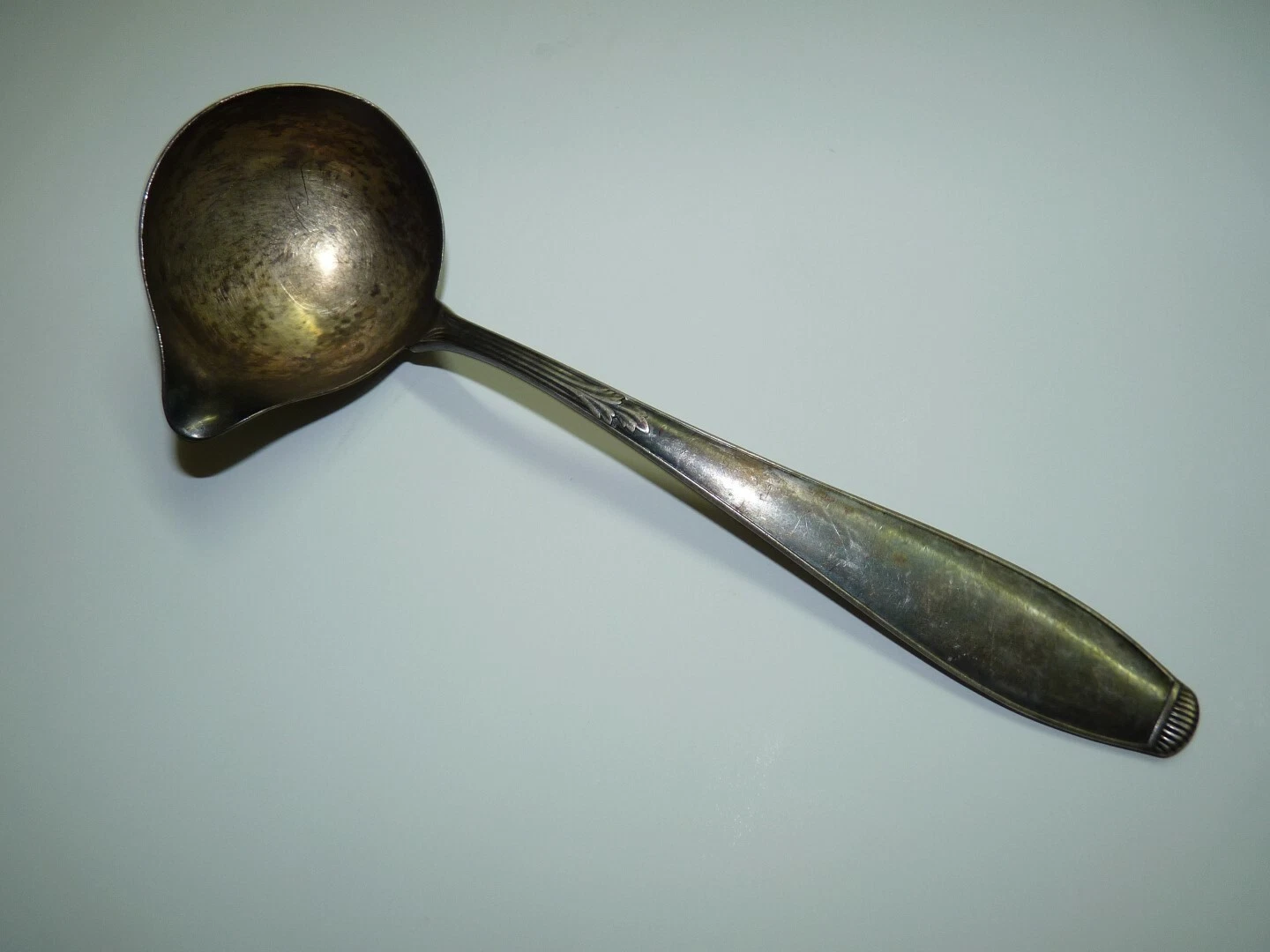 Antique WMF Hallmarked 90 Silver-Plated Ladle, Pourer Spout, L 18 cm
