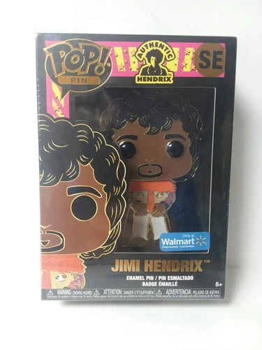Funko Pop! SE Authentic JIMI HENDRIX Enamel Pin Walmart Exclusive NEW! SEALED!