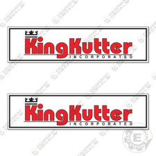 Fits King Kutter Decal Kit Mower 16" - 7 YEAR OUTDOOR 3M VINYL!
