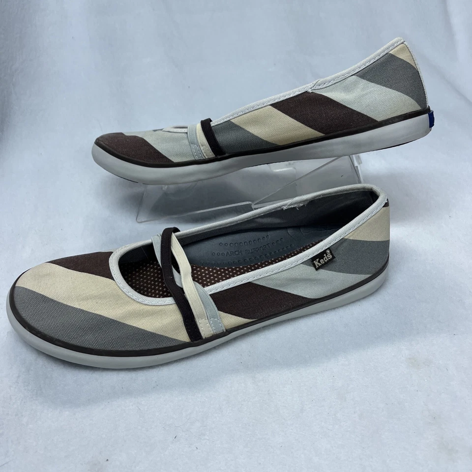 Zapatilla deportiva de lona sin cordones con soporte para el arco Keds para mujer, multicolor talla 8,5 M Foto 3 de 4