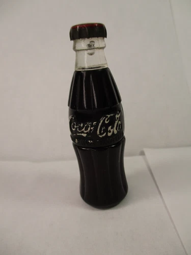 Vintage Coca-Cola Bottle cigarette Lighter 2.5” Miniature 1950s