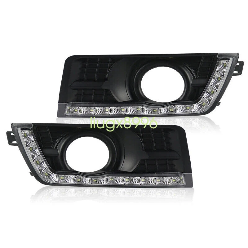 Luces de circulación diurna LED DRL faros antiniebla parachoques para Cadillac SRX 2012~2016 Foto 4 de 4