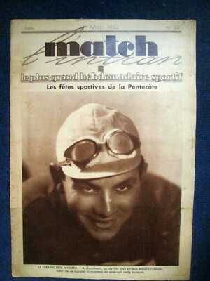 MATCH Intran 297 SPORT CYCLISME G.P. Wolber Archambaud AUTO MOTORRAD Bol d'Or 1932