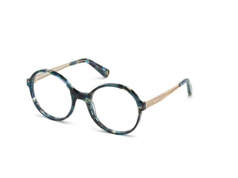 Круглая пластиковая оправа для очков Roberto Cavalli RC 5088 Havana 055 53-20-140 RX 32090₽