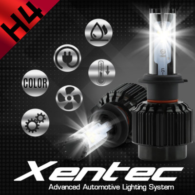 CREE LED Headlight H4 9003 HB2 488W 48800LM High Low Beams Car White Light Bulbs