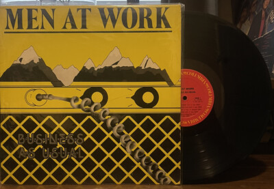 Men At Work -   Business As Usual - 1982 Columbia 37978 Rock Vinyl LP