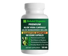 Aloe Vera 500mg Vegan Capsules 100 Count