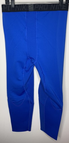 NIKE NBA PRO HYPERSTRONG PADDED TIGHTS PANTS 3/4 BLUE MEN'S SZ XL NWOT - Picture 4 of 7