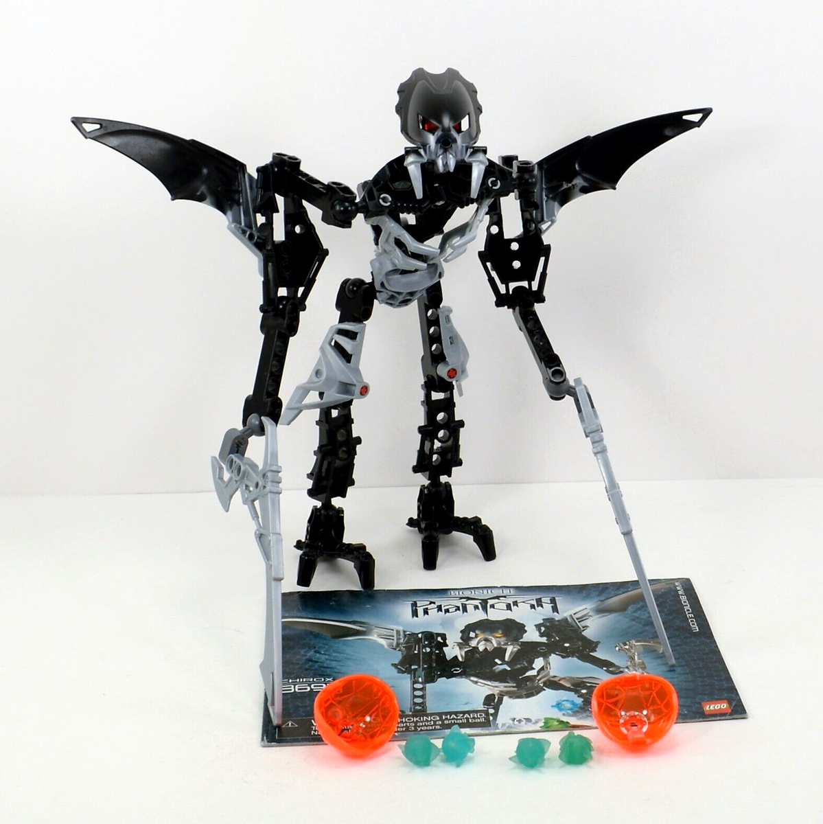 LEGO Bionicle Phantoka Chirox Set 8693 Complete with Instructions