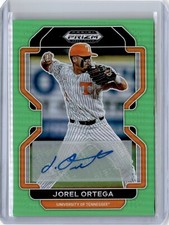 2022 Prizm Draft Picks Lime Green Jorel Ortega Auto 4/23 (B71) Twins