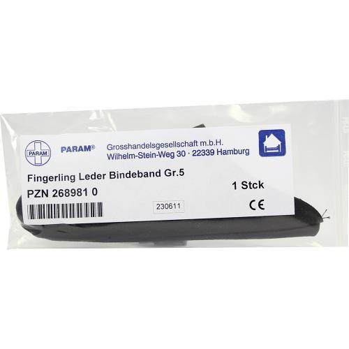 FINGERLING Leder Gr.5 m.Bindeband 1 St PZN 2689810