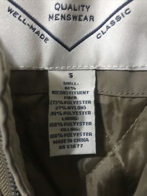 St. Johns Bay Maverick Brown Small Microfiber Golf Jacket (TW-5000
