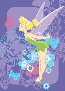 Disney Fairies Tinkerbell Xxxl Teppich Abtreter Bettvorleger