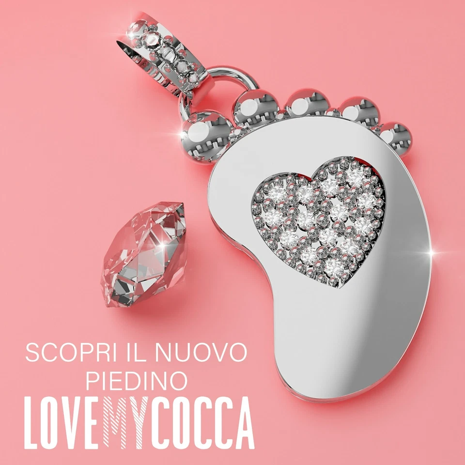 LOVEMYCOCCA Collana Chiama Angeli con ciondolo PIEDINO - Immagine 2 di 4