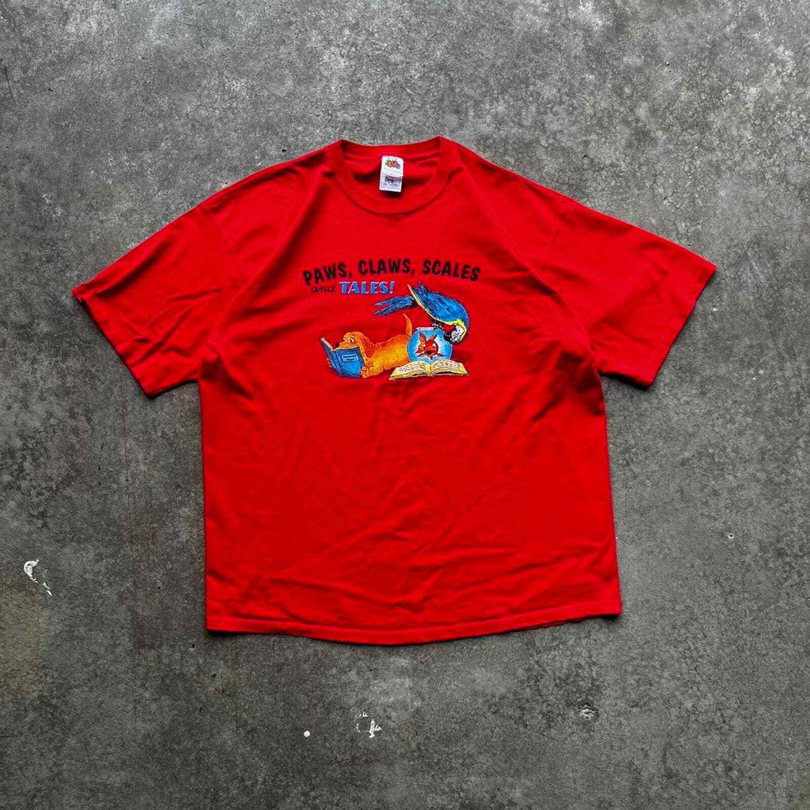 Vintage Paws Claws Scales and Tails Animal Reading T … Gem