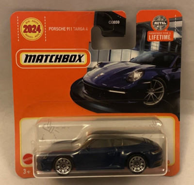 Porsche 911 Targa 4 1:64 blau von Matchbox (2023)