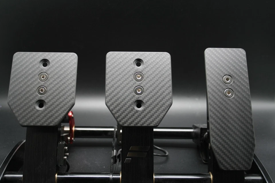 Twill Carbon Pedalplatten Tuning-Kit für Fanatec Clubsport V3 – Echt-Carbon - Bild 2 von 4