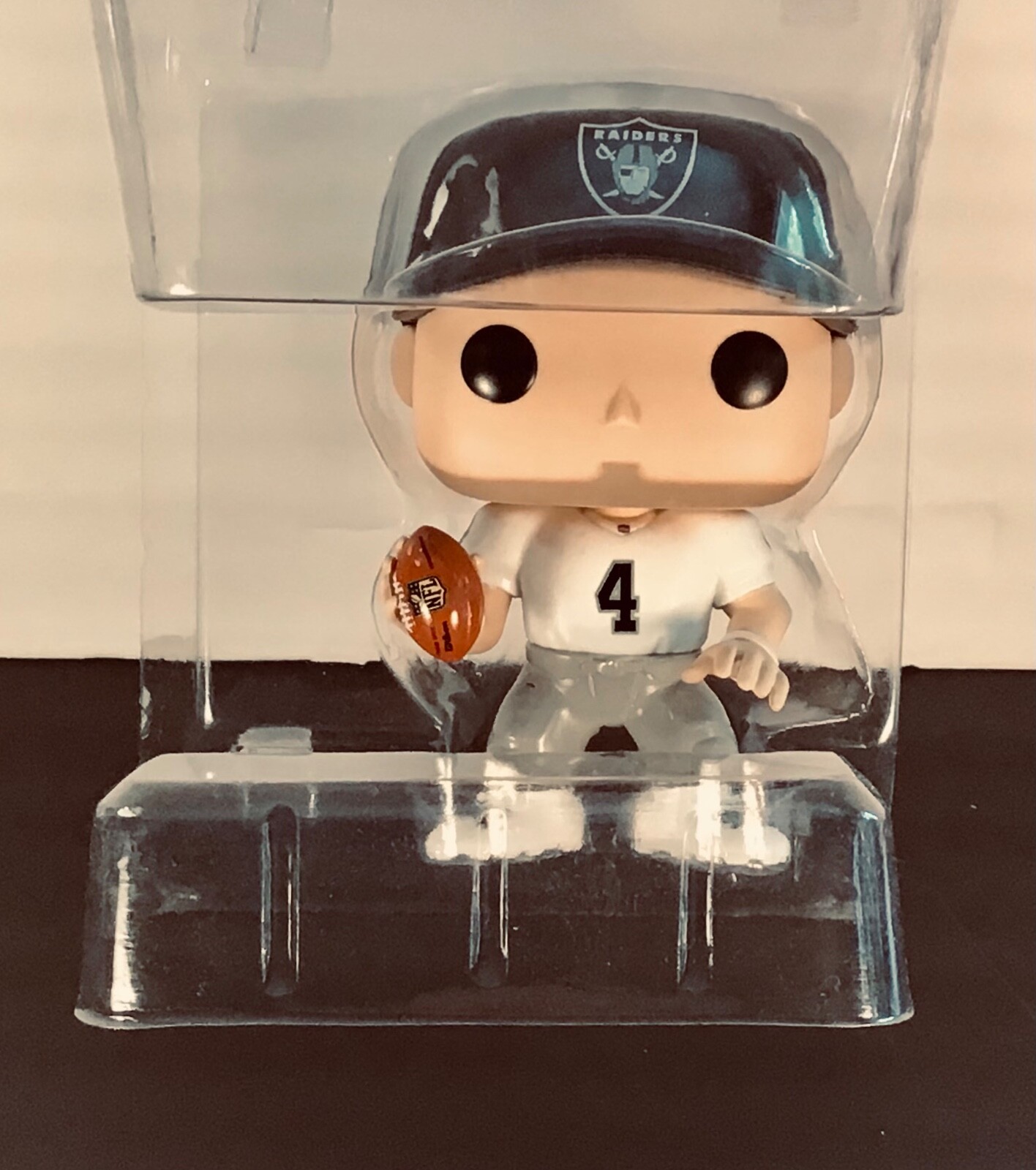 Raiders Football 47 Derek Carr Number 4 Pop Football Figure 2017