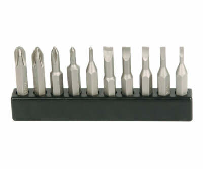 Wiha Tools 75987 Micro Bit Slotted and Phillips, 10 Pc. Pack