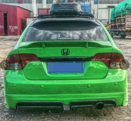 High Kick Duckbill Trunk Spoiler Wing For 2006-2011 Honda Civic Sedan Unpaint - Bild 6 von 7