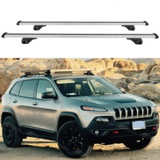 53 Roof Rack Crossbars Luggage Cargo Carriers Wkey For Jeep Cherokee 2014-2021 53 Roof Rack Crossbars Luggage Cargo Carriers Wkey For Jeep Cherokee 2014-2021