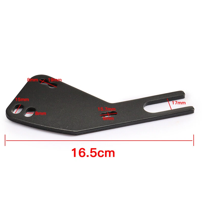 Cubierta guardabarros trasero motocicleta con soporte de placa de licencia para Honda CB400 Foto 2 de 4