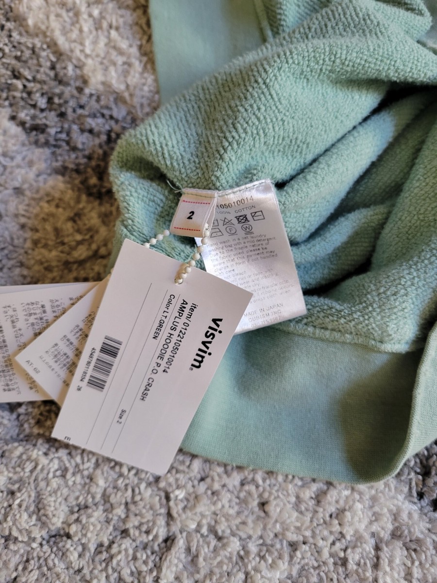 Visvim Crash Amplus Hoodie Lt. Green sz. 2 | eBay Visvim Crash Amplus Hoodie Lt. Green sz. 2 | eBay