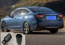 Carbon Fiber Exhaust Tip Trim Pipe Tail Muffler For 2004-2025 Subaru Legacy 2pcs