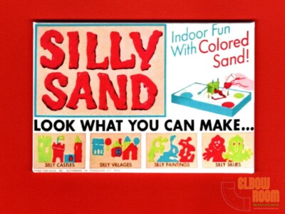 Silly Sand vintage box art 2x3'' fridge magnet