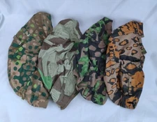 4PCS WW2 German M35 Helmet Cover classics PATTERN camouflage COVER WITH hook