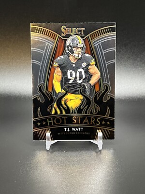 2020 Panini Select Hot Stars R34 T.J. Watt #HS19 Pittsburgh Steelers