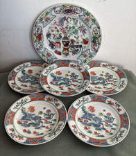 SET  DI 6 PIATTI CINESI IN PORCELLANA VINTAGE