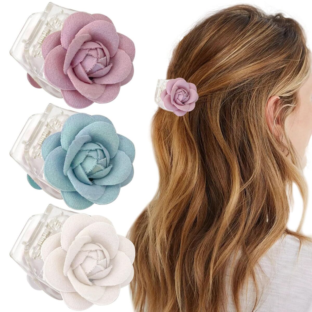 HAIR CLAW SMALL ROSE HAIR CLAW SMALL ROSE