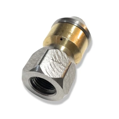 Rohrreinigungsdüse für Kärcher Kränzle 1/8" Zoll IG Hochdruckreiniger ROTIEREND