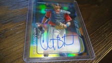 2014 TOPPS FINEST CHRISTIAN BETHANCOURT AUTO BASEBALL CARD