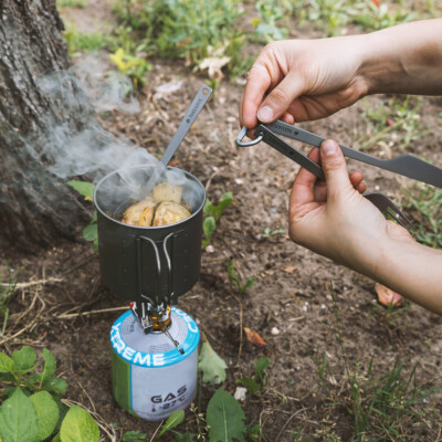6x Couvert Camping avec Couteau Fourchette et Cuillère - Set Couverts